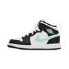 Кроссовки Air 1 Mid PS Green Glow для детей Черно-белые DQ8424-103