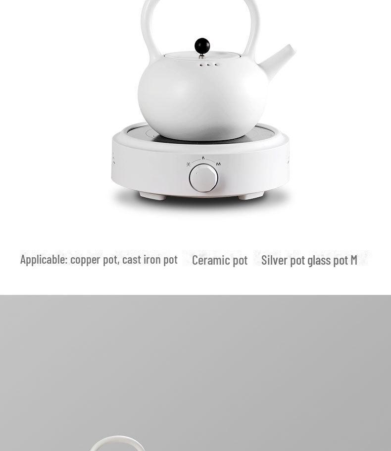 Компактная электрическая керамическая плита для приготовления чая и воды на 110 В, мини-индукционная плита с чугунным чайником