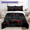 Rammstein Heavy metal band Prints bedding, duvet cover and pillowcases, birthday gift (1 duvet cover + 2 pillowcases, pillow insert not included)JM005