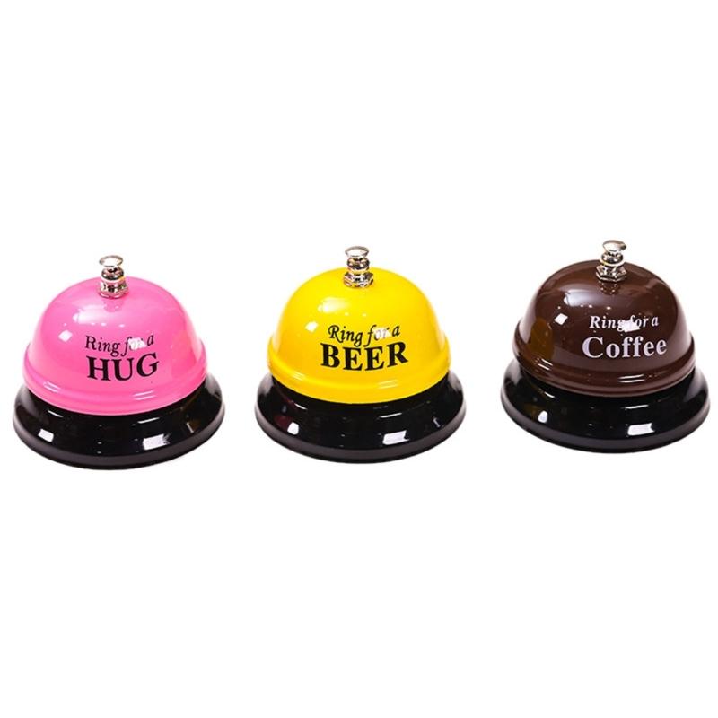 Set of 3 Creative Reminder Bells Desk Calls Bells Kitchen Bells Service Bells for Hotel Restaurant Kitchen Shop School