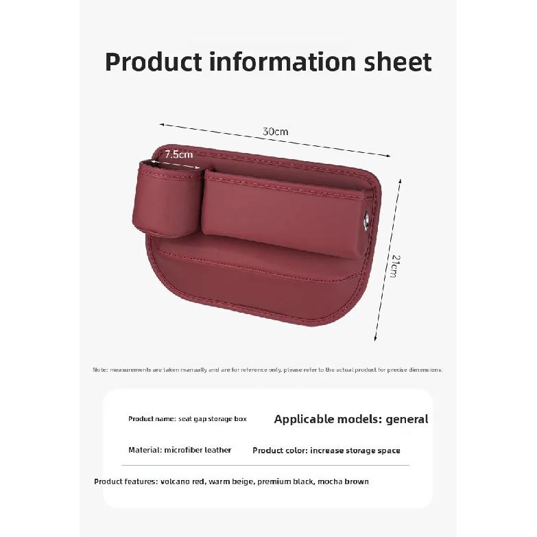 Car Seat Crevice Storage Box Multi Functional Crevice Storage Box Car Supplies Car Interior Bag Storage Box