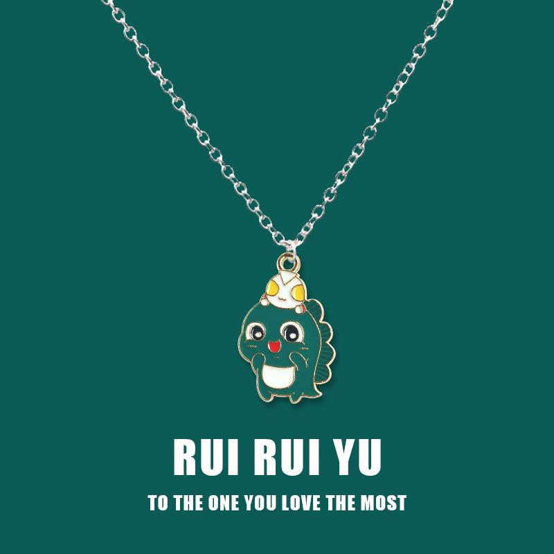 RUI RUI YU Little Monster ожерелье кулон для женщин мужчин подруга пара любовник ювелирные изделия подарок