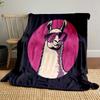 Cool Llama with Sunglasses print blanket soft and cozy perfect for the living room bed sofa or a nap,gift