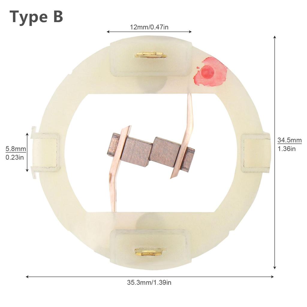 2 шт. RS550 RS380 RS775 двигатель постоянного тока держатель угольной щетки для электрической дрели/электрической отвертки с медной щеткой