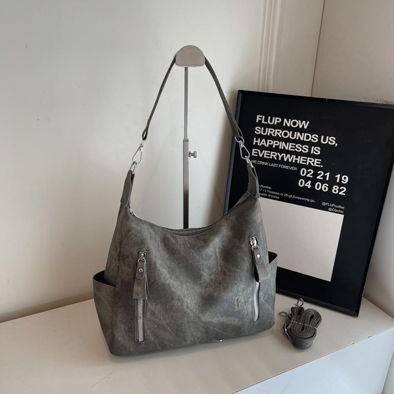 Large-capacity Bag Women's 2025 Autumn and Winter New Messenger Bag Matte Texture Niche Shoulder Bag Tote Bag Women
