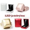 LED Engagement Wedding Earring Ring Pendant Jewelry Display Storage Case Box Gift with LED Lights