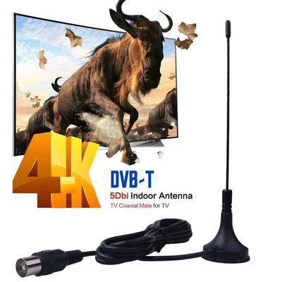 Новый цифровой приемник сигнала Freeview HDTV для помещений 5dBi DVB T Mini TV Антенна Усилитель антенны CMMB Телевизионные приемники
