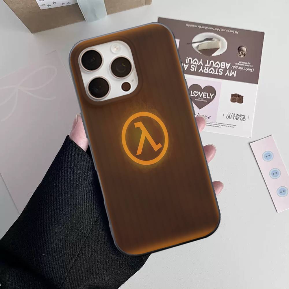 Чехол для телефона Half Life Для iPhone 17 16 15 11 12 13 14 Pro Max Мягкий гофрированный силиконовый чехол
