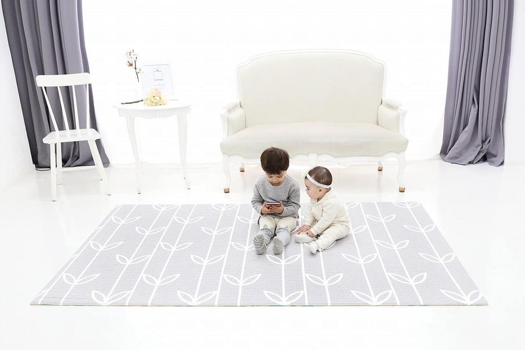 Маленькая принцесса Frends Друзья джунглей Средний двусторонний плюш Детская игра 85см Ш x 25см Г x Толстый огнестойкий коврик, Размер 1,2см