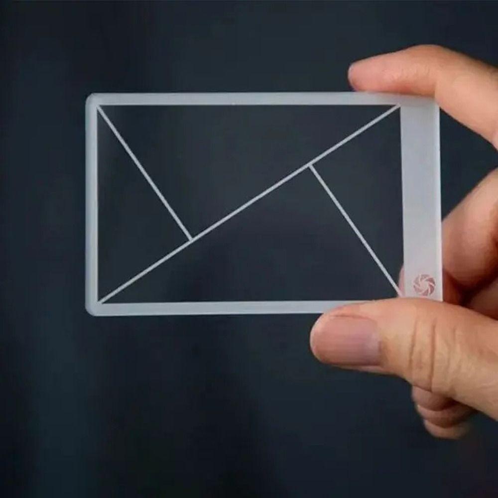 Composition Viewfinder Ruler Transparent Fibonacci Viewer Golden Ratio Ruler  Art Tool