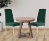 Cover For Chair Narrow Backrest Velvet Plush Thick Bottle Green