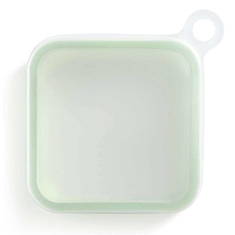 Портативная силиконовая коробка для тостов с сэндвичем, бенто с ручкой, контейнер для еды, коробка для закусок, коробка для завтрака для студентов, офисных работников