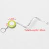 Mini Candy Color 150cm/60 Inch Camping Keychain Tape Measure Soft Ruler Measuring Tool