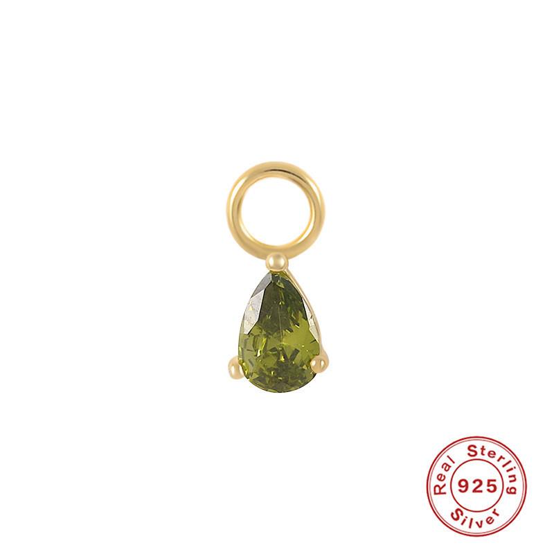 Серьги-шармы из стерлингового серебра S925, подвеска-шарм, серьги-подвески, аксессуары для серег, серьги для работы, подвеска-серьга, женские