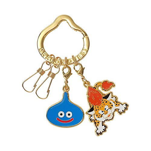 Square Enix Smile Slime Metal Keyring Slime and Baby Panser