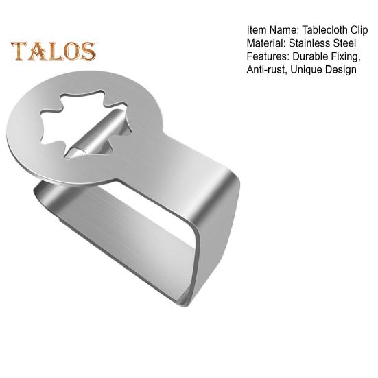 Зажим для скатерти из нержавеющей стали, надежная прочная фиксация, антикоррозийный зажим для скатерти для домашних обеденных столов