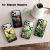 Красочная птица H-Жужжащая Чехол для телефона Для iPhone 17, 16, 15, 14, 13, 12, 11 Plus, Pro Магнитный Для Magsafe Беспроводная зарядка