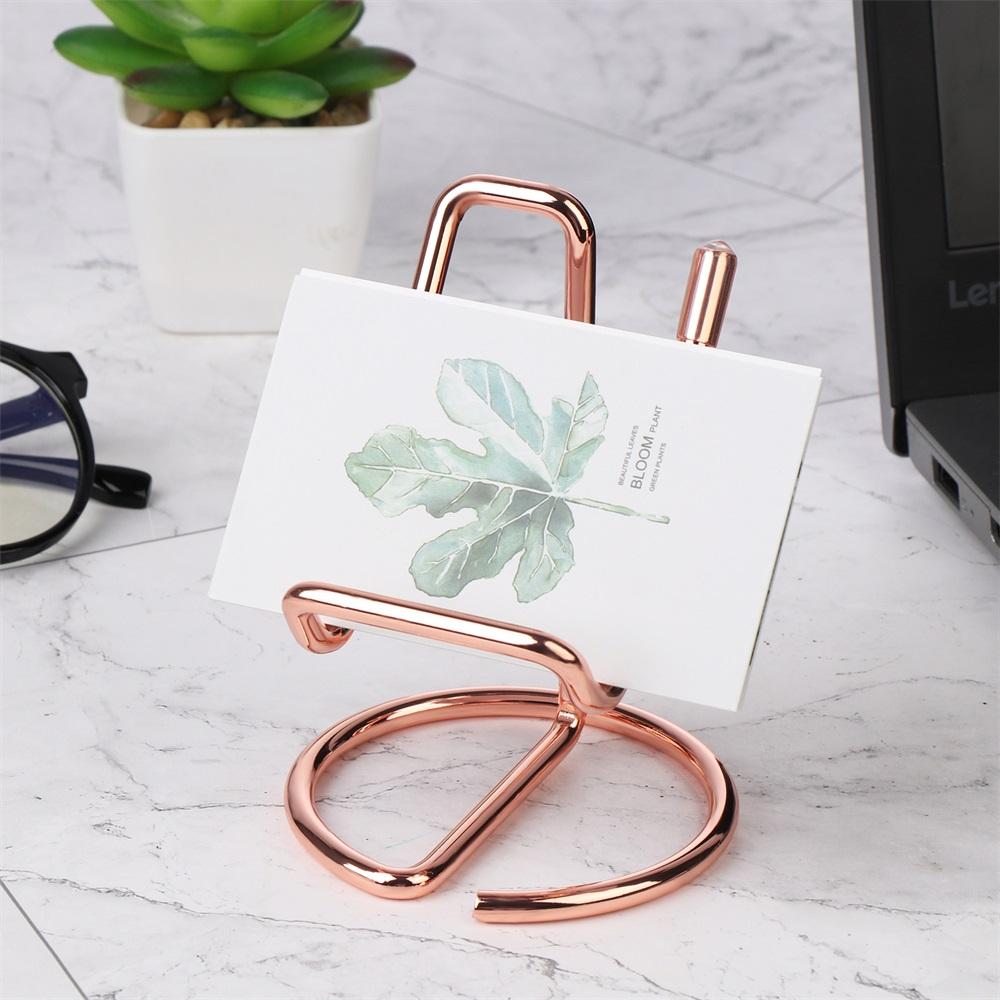 For Men & Women Cute Metal Display Holder Holder Stand Business Card Card Holder