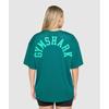 Mesh Graphic Oversized T shirT funcTional Teal B3c8z TbTr