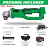 688VF 1200W 100mm 3 Speed Brushless Cordless Electric Angle Grinder For 18V Battery Power Tools Cutting Machine Polisher