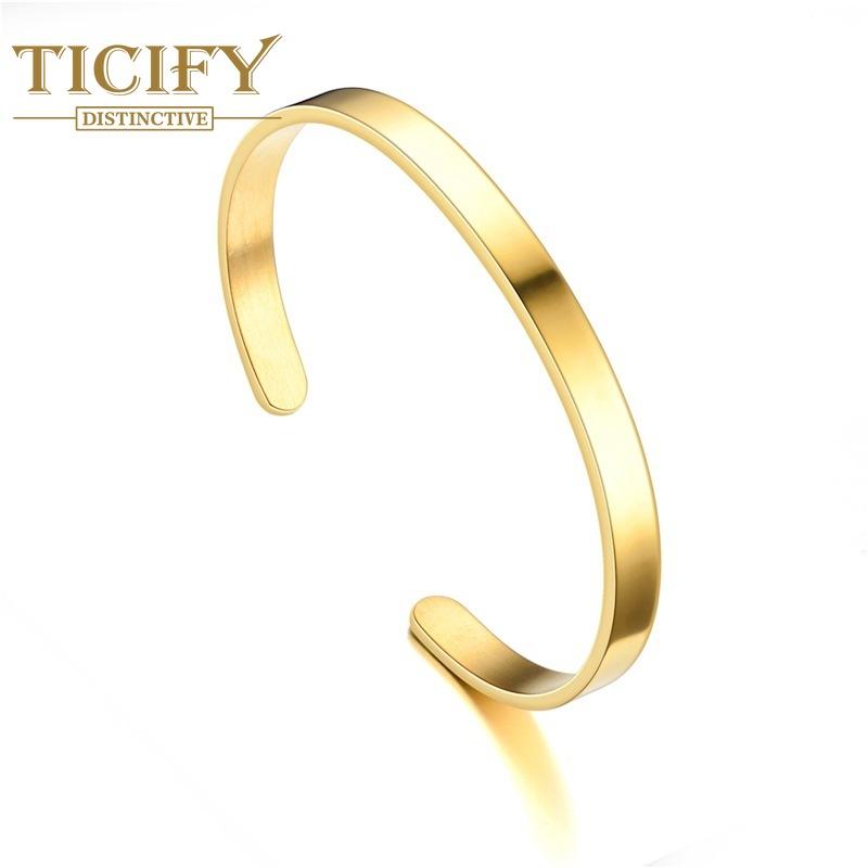 Браслет из титановой стали С-образный браслет из нержавеющей стали