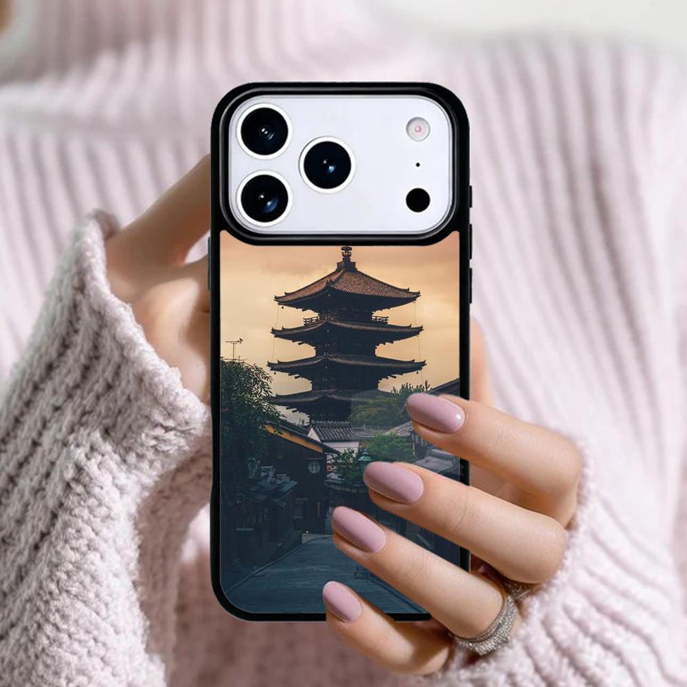 Кёто Япония Старая столица Чехол для телефона для Apple iPhone 17 Air 16E 15 14 Plus 13 12 11 Pro Max Mini Funda Чехол