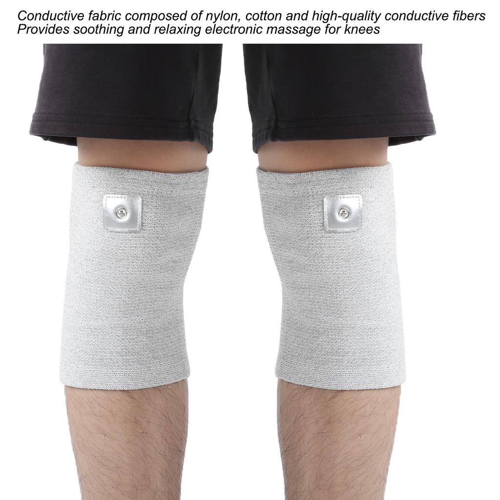 Электрод наколенник, проводящая наколенница из серебряного волокна, массажный импульсный электротерапевтический наколенник