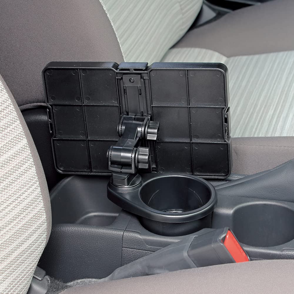 Tsuchiya Yac ZE-68 Car Supplies, Drink Intray, Tray, Table, Black, 7.1 X 8.3 X