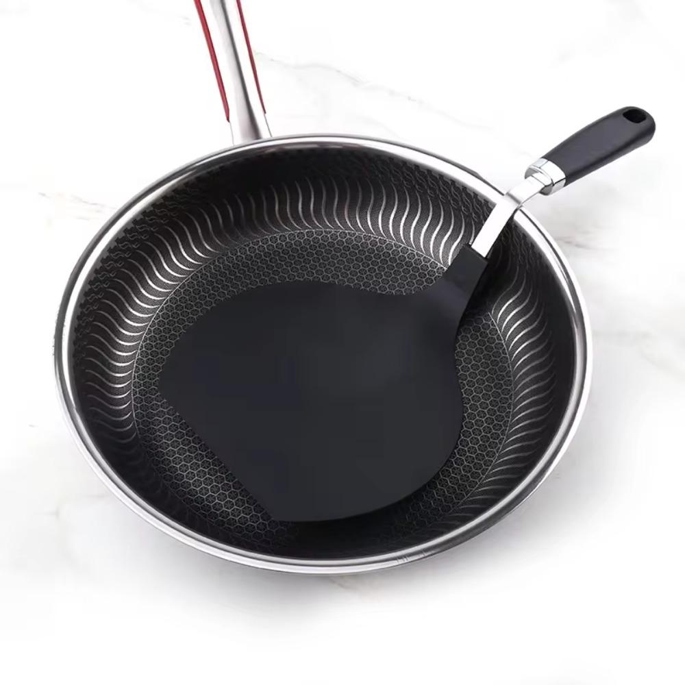 Semicircular Head Pancake Spatula Heat Resistant Cake Lift Plate Durable Pizza Turner Egg