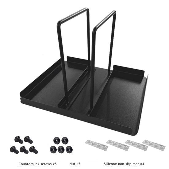 Металлический держатель для салфеток Черный Диспенсер для хранения салфеток Легко чистить Подставка для салфеток Декор для кухни Обеденного стола Пикника