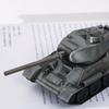 Креативная металлическая модель танка, фигурка для детей, военный сплав, прочная, для мальчиков, предмет настольного декора