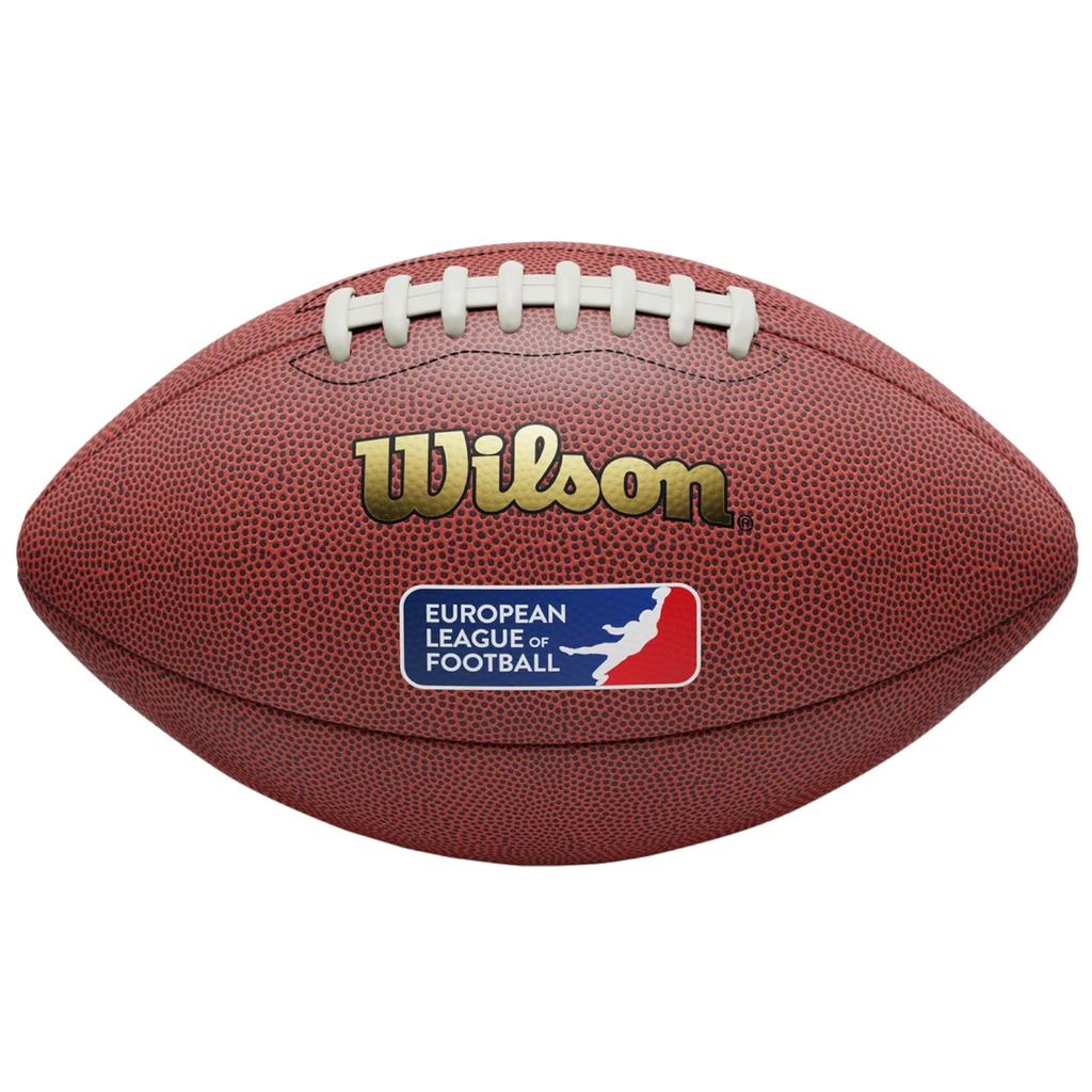 Wilson European League Replica Ball, Unisex Brown American Football Ball