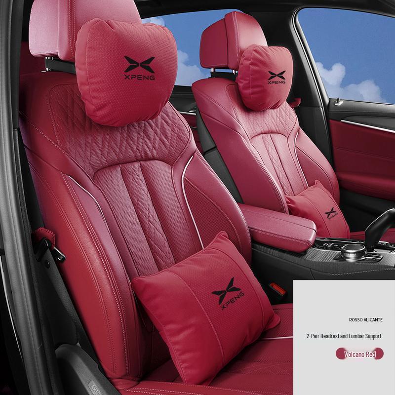 XPeng P7 Headrest & Lumbar Support, P5/G3/i G9 Neck Pillow: Maybach Style.