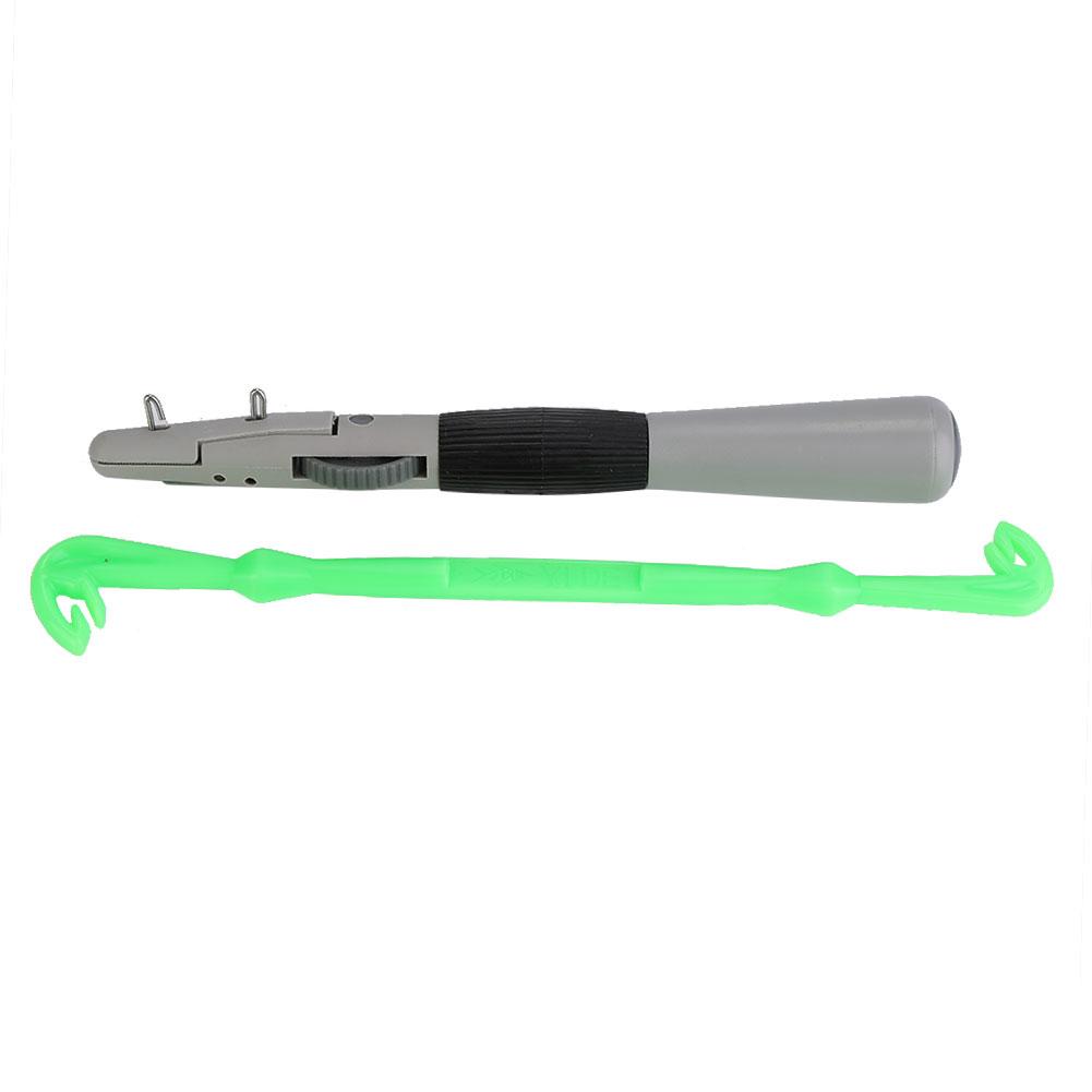 Ручной рыболовный крючок для завязывания лески с дополнительным крючком, инструменты для быстрого завязывания узлов