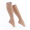 Men Women Elastic Stretch Compression Socks Toe Open Leg Support Stocking Knee High Yoga Socks With Zipper