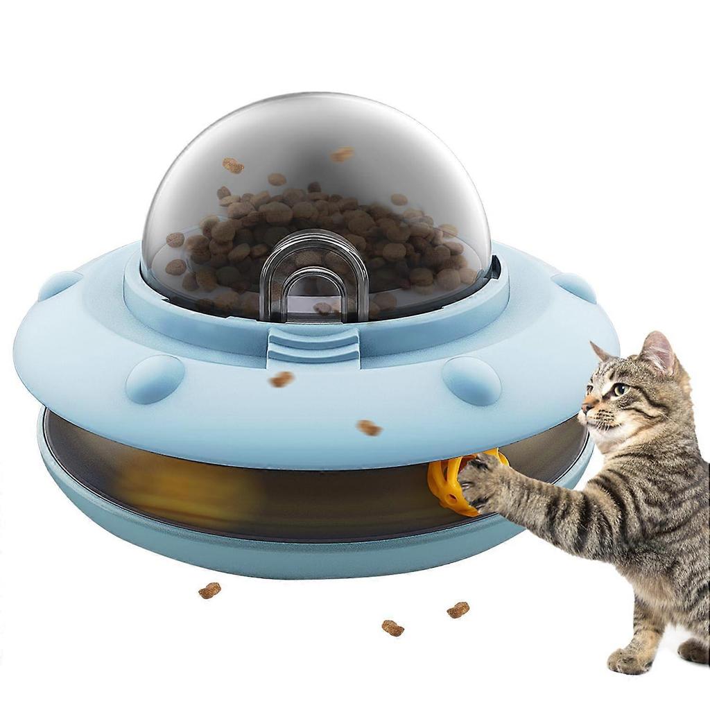 Cat Puzzle Toy, Slow Feeder Interactive Treat Dispenser, Durable Plastic, Easy Clean Design for All Cats