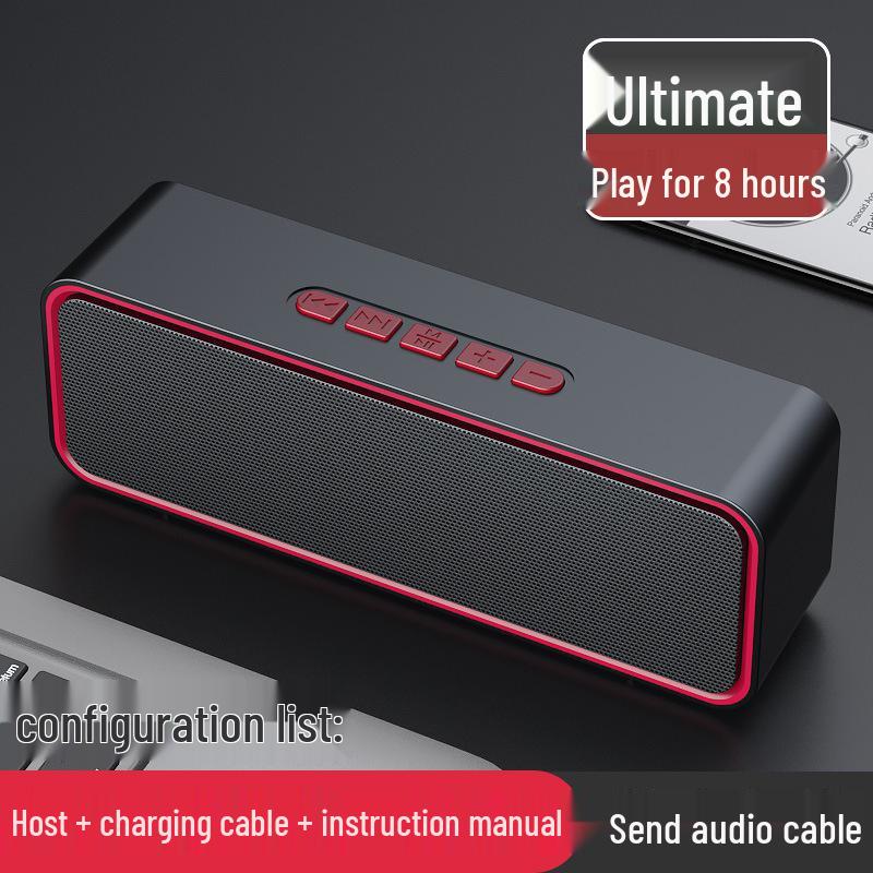 Портативная многофункциональная Bluetooth-колонка с сабвуфером