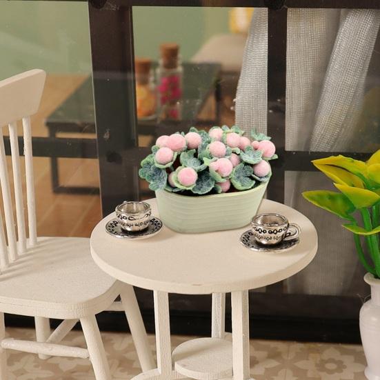 Кукольный домик бонсай миниатюрный бонсай из смолы реалистичное растение в горшке модель орнамент украшение кукольного домика