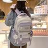 Школьный рюкзак для младших школьников, женский контрастный рюкзак для кампуса, рюкзак большой емкости