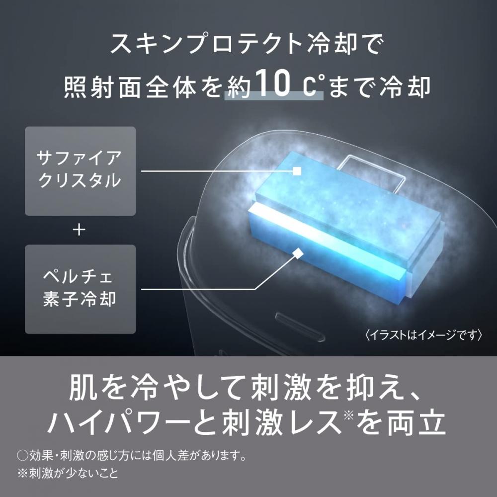 Panasonic [С функцией охлажденияВыпущено в 2023 году] Panasonic Light Beauty Device Light Esthetic Smooth Epi ES-WG0A-H High Power Gray