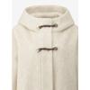 Cc Collect Wool Blend Toggle Decoration Half Coat C254msg022