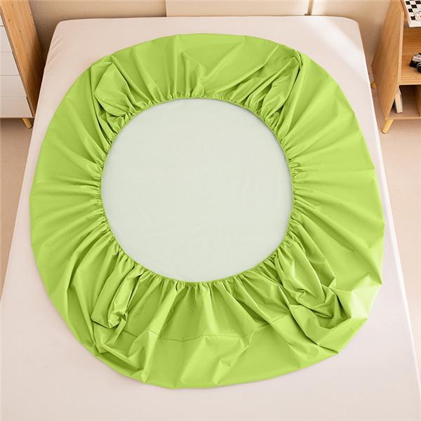 Waterproof Fitted Sheet Breathable Anti-Bacteria Solid Color Modern Mattress Cover Urine Double Bedspread Sheets Bed Set
