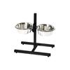 Mangeoire - NOBBY - 2 Mangeoires Inox - Support Réglable - 24cm - 2,8L Pour Chien