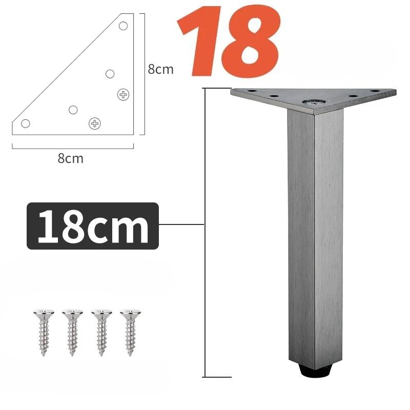 4PCS Hardware Feet Accessories Adjustable Furniture Legs Metal Supporting Foot for Coffee Table Cabinet Chair Sofa Bed Furniture
