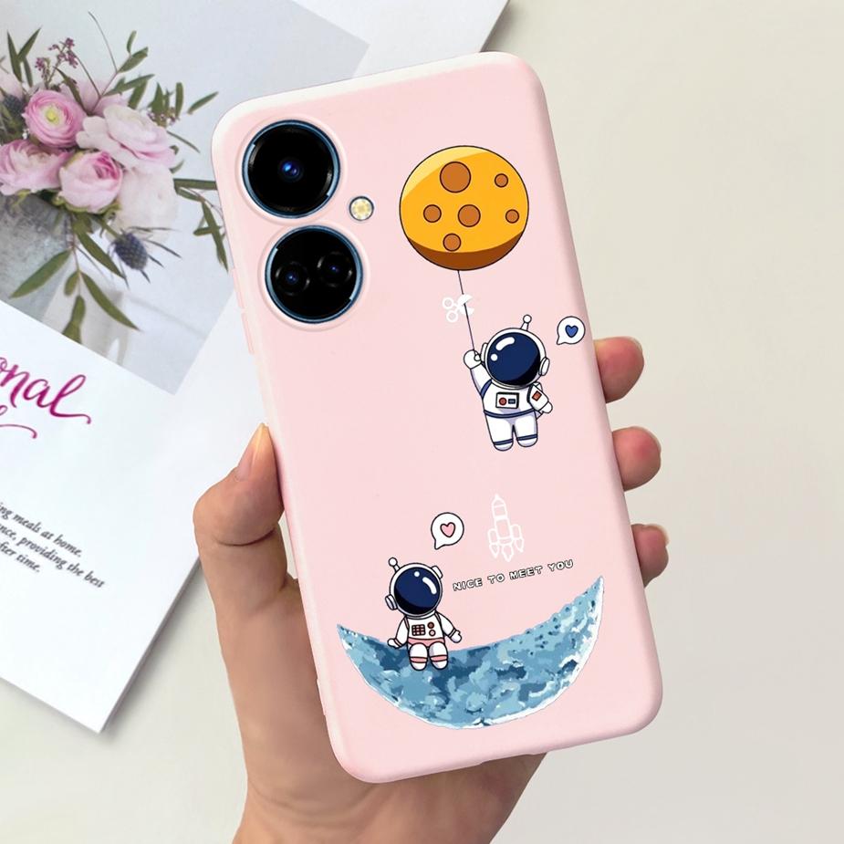 For Tecno Camon 19 Pro Case Camon19 Neo Cute Dinosaur Cartoon Cover Soft Phone Case For Tecno Camon 19 Neo Camon19 Pro 5G Bumper