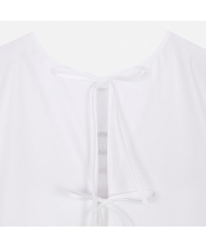 THURSDAY ISLAND Voluminous Shirred Two-Way Blouse_T250Mbl907W