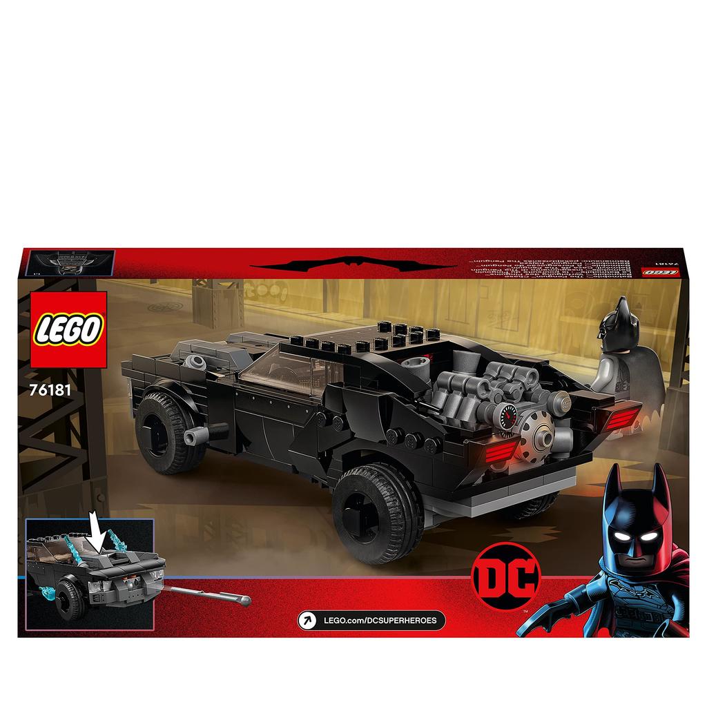 LEGO Super Heroes Бэтмобиль™: Погоня за пингвином™! 76181 Игрушка, Строительные блоки, Подарок, Супергерой, Американский комикс, Герой Сэнтай, Мальчики, Возраст 8 лет и старше