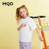 Летняя футболка MQD для девочек в студенческом стиле с коротким рукавом