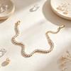 European and American best-selling light luxury high-end diamond-encrusted bracelet for women, stainless steel zircon bracelet, in-stock direct sale