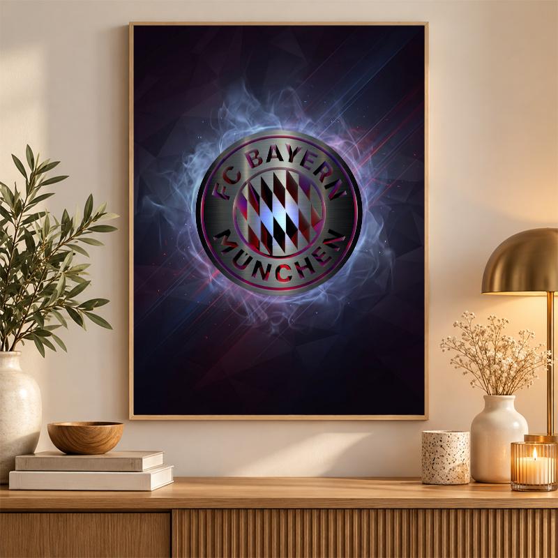 Bayern Munich Diamond Painting Kit 5D Full Drill DIY Diamond Mosaic Wall Art Home Decor